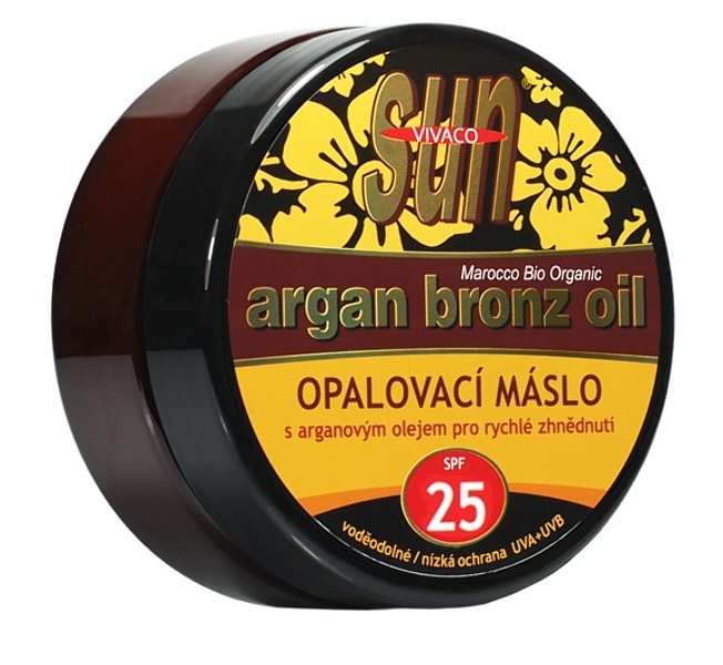 SunVital Argan Bronz Oil opalovacie maslo SPF25 200 ml