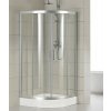 AQUATEK DYNAMIC S4 90cm sprchový kút štvrťkruhový, profil chróm matný - sklo číre (62)