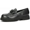 Högl dámske kožené mokasíny - čierne - 38.5