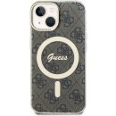 Guess IML 4G MagSafe iPhone 15 hnedé