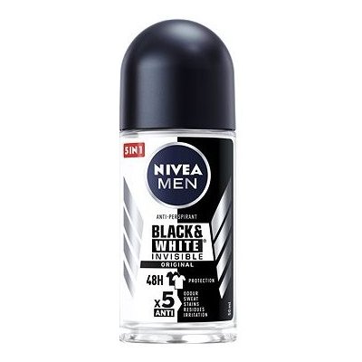 Nivea Men Black & White Invisible Original roll-on 6 x 50 ml