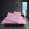 Bavlnené obliečky Color Ružové 140x200/70x90 cm