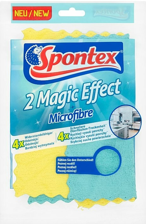 Spontex Magic Effect Microfibre Cloth x3