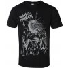 Tričko metal ROCK OFF Iron Maiden Est. 1975 Life After Death Flames Čierna