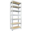 Pozinkovaný regál Biedrax 50 x 90 x 210 cm - 7 políc MDF