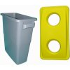 ELKOPLAST CZ, s.r.o. Kôš ECO na triedený odpad 60 l, žlté veko
