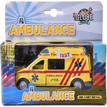 Kids Globe Ambulance auto kovové 14 cm PB se zvukem a světlem od 8,15 € -  Heureka.sk