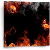 Sablio Obraz Červený oheň - 50x50 cm