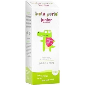 Biela perla Detská zubná pasta junior jablko + mint, 6 - 12 rokov 50 ml