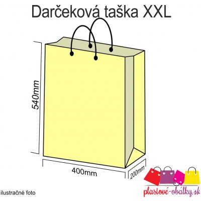 Darčeková taška Rozmer: XXL 400 x 540 x 200 mm od 2,22 € - Heureka.sk