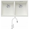 Blanco SUBLINE 350/350 U biela 523578 + Blanco MIDA-S biela 521457
