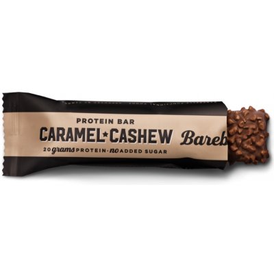 BAREBELLS Protein Bar 55 g karamel kešu