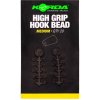 Korda Zarážky na háček High Grip Hook Bead Medium