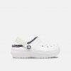 Crocs Classic Lined Clog K White/Grey