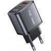 REMAX GaN napájací adaptér 35W s dvoma portmi USB-C a USB-A / tmavosivý 661562