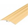 Oblý prechodový profil AL CEZAR - 47 x 5 x 930 mm - Samolepiaco-narážací - LW475w1 - Elox zlato - 9350209