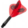 Red Dragon Nitro Flite Jonny Clayton integrované Kite letky a stredné násadky na šípky