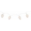 Reťaz MagicHome Vianoce Pine, 10x LED teplá biela, so šiškami, 2xAA, jednoduché svietenie, osvetlenie, L-1,35 m