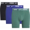 Pánske boxerky Nike Everyday Cotton Stretch Boxer Brief 3P - green/blue/black - Viacfarebný (L)