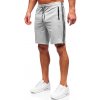 Sivé pánske teplákové šortky Bolf 68024