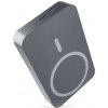 Power bank EMOS WI 1046, 10 000 mAh, 20 W+Wireless, šedá