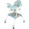 Zelená stolička na kŕmenie 3v1 s reguláciou a odnímateľnou táckou