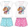 Paw Patrol - Tlapková patrola - Licencia Dievčenské letné pyžamo - Paw Patrol 52041733, biela/ tyrkysová Farba: Biela, Veľkosť: 98