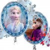 Fóliový balónik ovál Frozen - Anna a Elsa 63 x 78 cm