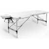 Skladací masážny stôl TANDEM Basic ALU-2 Farba: biela 195*70 cm / 13,5 kg / 5 farieb