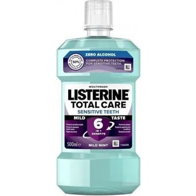 Listerine Total Care Sensitive Teeth Mild Taste ústna voda 500ml