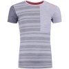 Dámske funkčné tričko Ortovox W's 185 Rock'n'Wool Short Sleeve Grey Blend L
