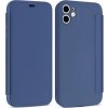 AppleKing flipové silikónové puzdro s kapsou na kartu pre iPhone 11 Pro - modré - možnosť vrátiť tovar ZADARMO do 30tich dní