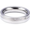 Boccia Titanium Titánový snubný prsteň s diamantmi 0129-03 56 mm
