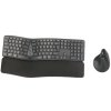 Rapoo 8810ME Multi-mode šedá / bezdrôtová sada klávesnice a myši / 2.4GHz / BT 5.0 / CZ-SK verzia (6940056131461)