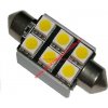 LED žiarovka 6xSMD 5050 Canbus Sulfid/Festoon, červená