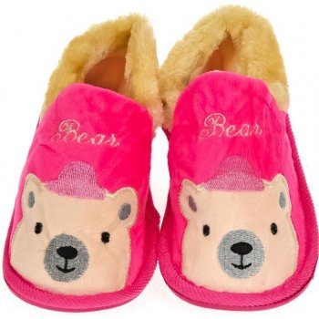 Detské papuče BEAR ružové od 4,5 € - Heureka.sk