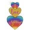 Srdce Rainbow Heart Love Trio 30