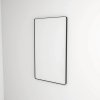 LED zrkadlo do kúpeľne s osvetlením Devo Sonus 2.0 55,5 x 94 cm IP 44 čierne SO2-LU55x94-L09