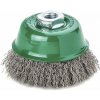 Lessmann 421367 | Hrncová kefa, zvlnený drôt 60 mm / 0,30 nerezový drôt zvlnený