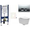 Cenovo zvýhodnený závesný WC set Geberit do ľahkých stien / predstenová montáž + WC SAT Brevis SIKOGESBRED35