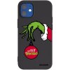 Picasee silikónový čierny obal pre Apple iPhone 12 mini - Grinch