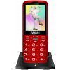 EVOLVEO EasyPhone XO, mobilní telefon pro seniory s nabíjecím stojánkem (červená barva)