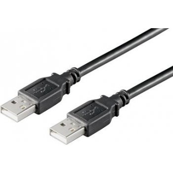 MicroConnect USBAA2B USB2.0 A (M) - USB2.0 A (M), 2m, černý