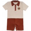 Mamatti Body s nohavičkami Baby Fox béžová hnědá
