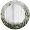 Okrúhle ozdobné zrkadlo Listy papradia fi 50 cm