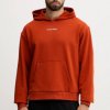 Calvin Klein LIFESTYLE PULLOVER HOODIE | 8721187499198 | Červená | L