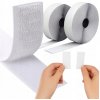 Samolepiaci suchý zips Ruhhy 2,5 cm x 5 m biely nylon polyester