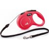 Flexi vodítko New Classic S do 12kg, 5m lanko - červené
