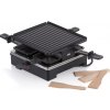 Raclette/Grill Geneva liaty hliník čierny 4 osoby 21,5x21,5x12,0cm KL-10048