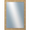 DANTIK - Zrkadlo v rámu, rozmer s rámom 50x70 cm z lišty TOOTH malá zlatá (3161)